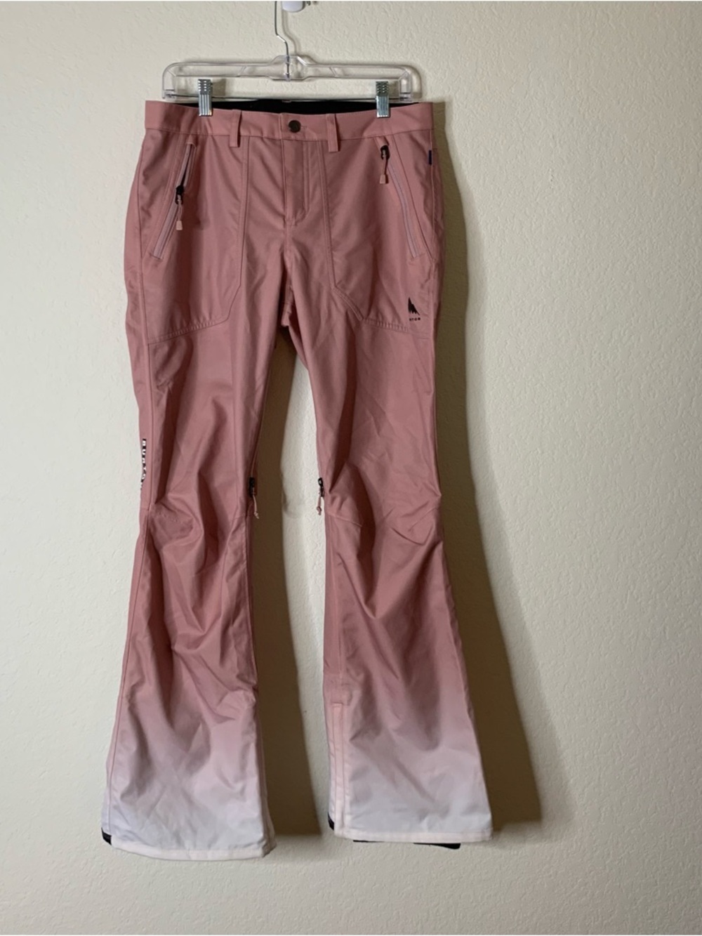 Burton Womens Vida 2L Blush Pink Ombré snowboarding Pants M